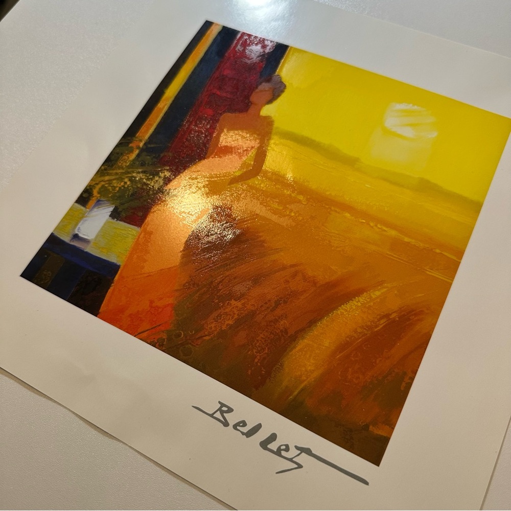 Park West Emilie Bellet "Dans la Maturite des Bles" 10x10 Lithograph print COA - Picture 8 of 14